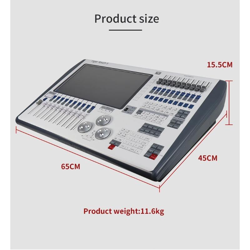 Tiger Touch 2 DMX Stage Light DJ Equipment System11.1/16 Intel I7cpu Tiger Touch Ll Console For Disco Party Moving Head Light Pa