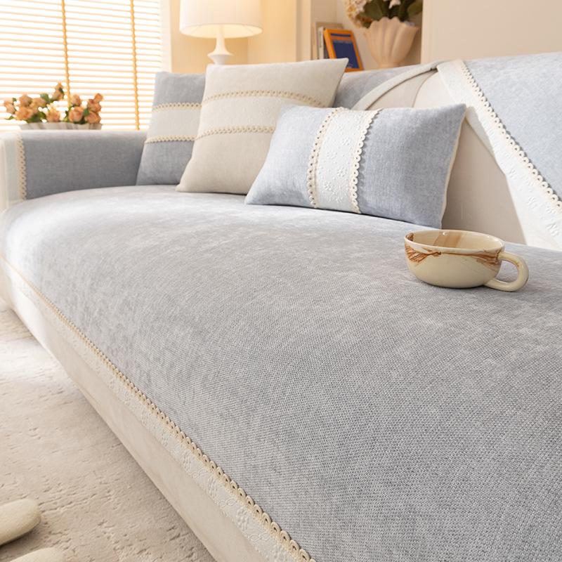 Chenier Sofa Cushion Is Universal In All Seasons New Light Luxury High-End Seat Cushion Non-Slip Sofa Cover