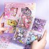 Sanrio Kuromi Hello Kitty Pochaco Cinnamoroll My Melody Character Waterproof Sticker Set of 100 Sheets, a Popular Character In Korea