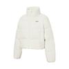 FW24 Womens Puff Down Solid Color Outdoor Warm Short Jacket Men Jacket Han-Jade-White JW1684