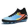 Football Shoes 34-45 High-top Football Boots Large Size Long Nails Microfiber Men's Sports Shoes Boys Soccer Shoes
