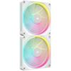 Refroidissement PC - CORSAIR - CO-9051032-WW - Kit De Démarrage Ventilateurs iCUE LINK LX140 RGB White Dual Fan