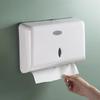 Wall Mount Paper Towel Box Universal Hotel Toilet Commercial Tissue Dispensers Punch-free Multifold Tri-Fold Paper Holder Home