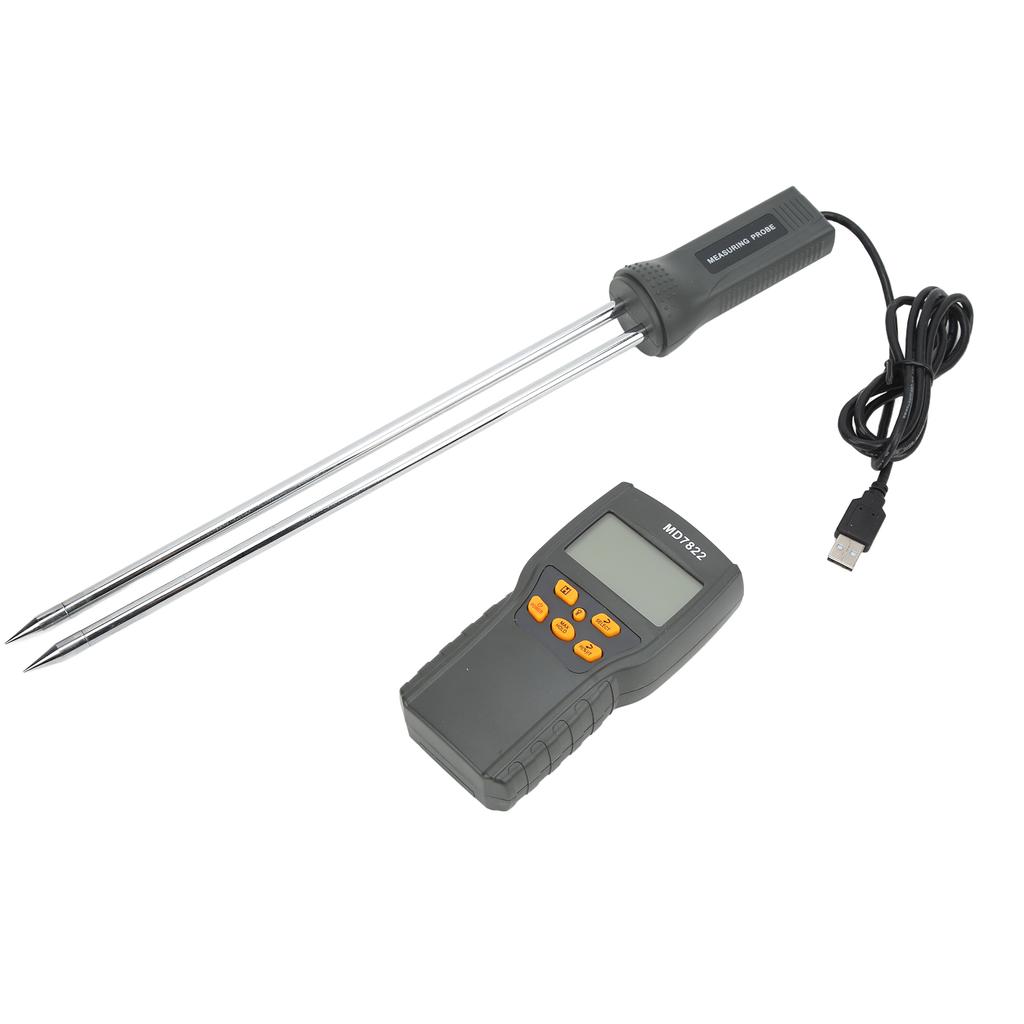 Grain Moisture Tester Digital Display Electronic Detection Meter for Wheat Rice Corn