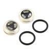 Sight Glass Len & Rubber Gasket 2pack Bike Motorcycle