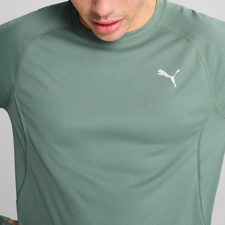 Puma Woven Sports Long Sleeve Breathable T-Shirt Men Tops Teal 527242-30