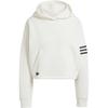Originals Neuclassics Half High Neck Pullover Comfortable Drop Shoulder Long Sleeve Cropped Sweatshirt Women Sweatshirt Cloud-White IX9867