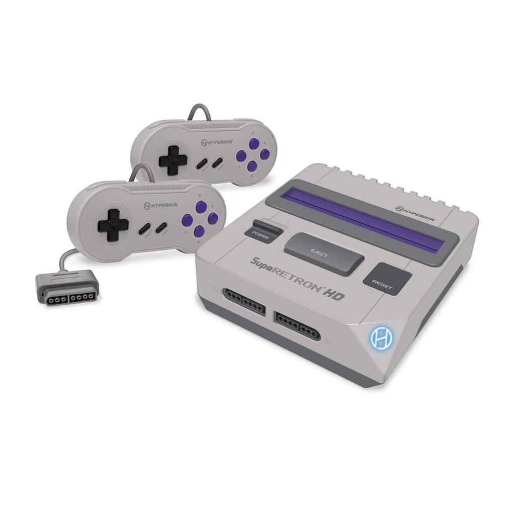 Hyperkin Supa RetroN HD Gray: Premium Retro Game Compatible with Super Nintendo SFC/SNES (NTSC/PAL)