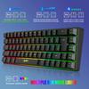 HXSJ V200 Wired K68 RGB Streamer Mini Gaming Keyboard 19-Key Conflict-Free Membrane Keyboard But