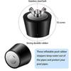 Black Swimming Pool Leak Proof With Stainless Steel Screw Pool Plugs Pool Winterizing Plug