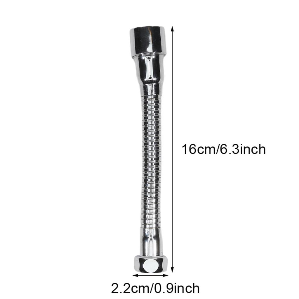 Кухонный смеситель Аэратор Насадка Удлинительная трубка Прочный металл Гибкий Жесткий Водосберегающий Фильтр Спрей для кухни Ванной комнаты Дома Ежедневное использование Легкий