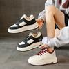 Muffin Platform White Shoes Women's Spring and Autumn 2025 New Korean Version Internet Celebrity Casual Student Board Shoes Women Ins Tide