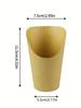 200/50pcs French Fry Cups Christmas Party Kraft Paper Slanted French Fries Cup Take-out Boxes Snack Containers Baking Cups