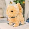 Electric Plush Cat Simulated Meowing Walking Tail Wagging Cute Kitten Plushies Companion Soothe Toy