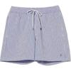 Polo Ralph Lauren SS24 Logo Embroidered Striped Elastic Waist Beach Shorts Men Shorts Blue 710905990-001