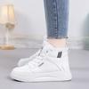 Fashionable Plush Small White Shoes for Women's 2024 Winter New Casual Thick Sole High Top Warm Sports Women's Cotton Shoes Traf