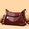 Women's Large-capacity Leather Bag  Messenger Bags  Monochromatic  Luxury  Female  Shoulder  Crossbody  Tote  High Quality