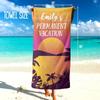 Personalized Beach Towel Gift Custom Teacher Retirement 2025 Towels Retirement Gifts With Name Retiree Funny Gift