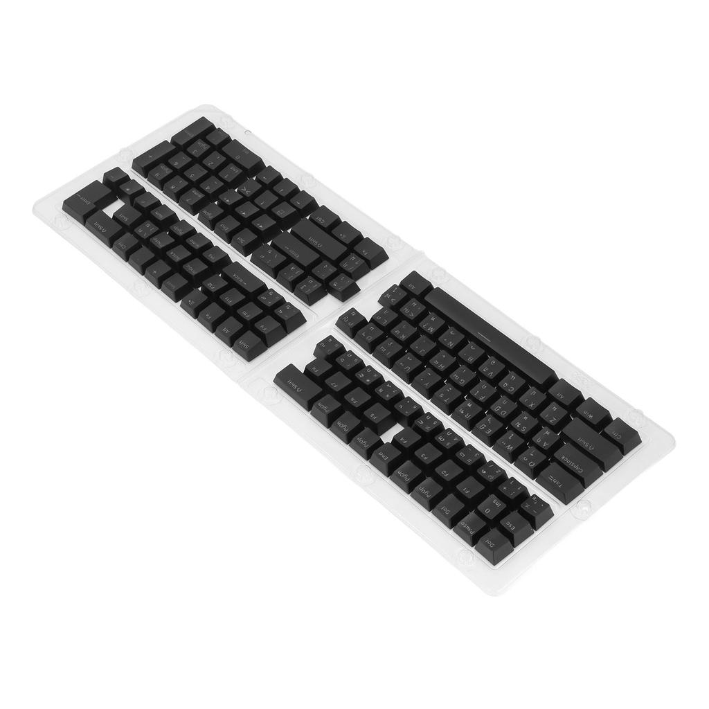 132 Keys Thai Keycaps Set ABS OEM Height Translucent DIY Thai Keyboard Keycaps Replacement for 61