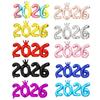 Multicolor 2026 Number Balloons 16Inch Crown Foil Balloons Year Eve Christmas Graduation Birthday Party Decoration