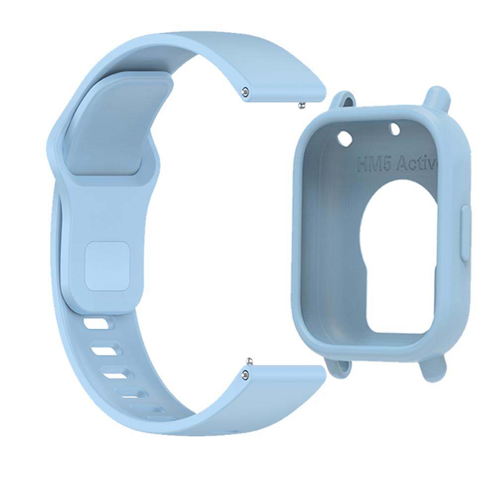 WatchBand Strap For Redmi Watch 5 Active SmartWristbands Fashion Silicone Bracelet For Redmi Watch5 Active WristBand Strap&case