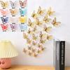 Hollow-Carved Wedding Hollow Butterflies Decals 3D Butterfly Stickers Wall Decals Wall Art Decor