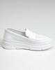 Perforated Slip-ons Krula 128910 36 White Leather