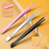 Double Sided Nail Tweezers Silicone Pressing Head Nail Tweezers Sticker Picker Nails Tools Manicure Nail Art Tools Accessories