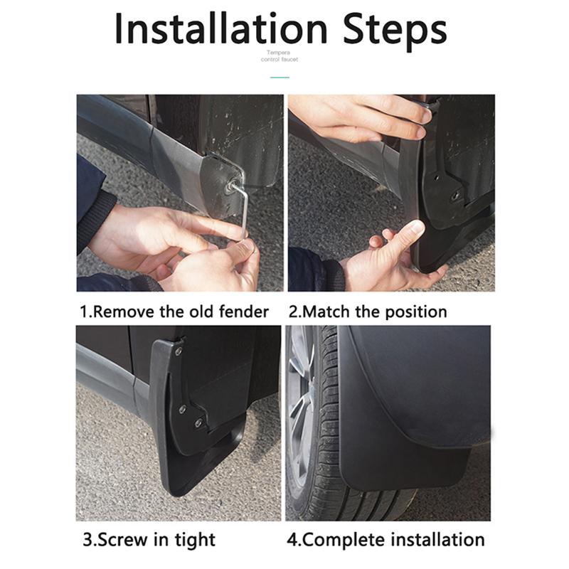 For VOLVO XC90 2015- Mudflaps 2015 2016 2017 2018 Front Rear Car Mud Flaps Splash Guards Mud Flap Mudguard