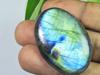 29X41X5MM Multi Fire Labradorite Oval Cabochon Loose Natural Gemstone 83Cts. SK-3949
