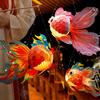 Lantern Material Kit DIY Goldfish Lantern Set Traditional Chinese Lantern for Mid-Autumn Spring Festivals