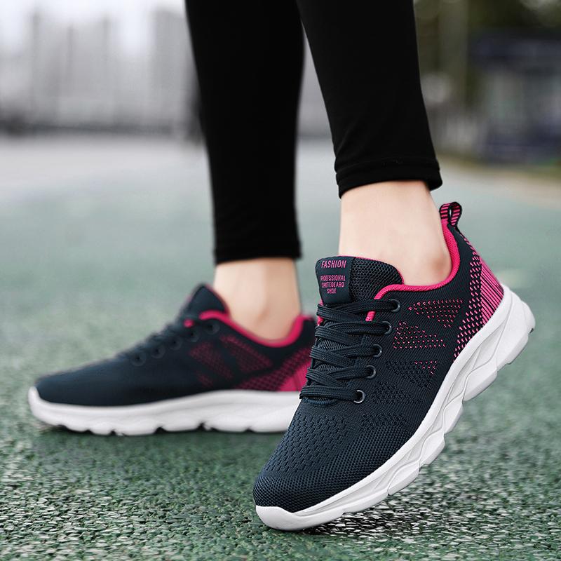 Spring and Autumn Mesh Breathable Sports Casual Shoes Women's Shoes Mom Shoes Elder Shoes