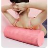 Premium Yoga Roller, Round EVA Foam Cylinder Hexagonal Pattern Roller For Pilates Exercise, Enhanced Home Workouts - Improve Flexibility, Stretching