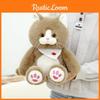 Cat Bib Cute Plush Stuff Toy Doll Room Decoration Kids Birthday Gift Cotton Pp
