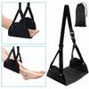 Portable Footrest Hammock Adjustable Feet Rest Leg Hammock Travel Accessories