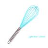 1PC Manual Egg Beater High Quality Stainless Steel Silicone Balloon Whisk Cream Mixer Milk Shake Mixing Stiring Tools 8/10/12 Inch
