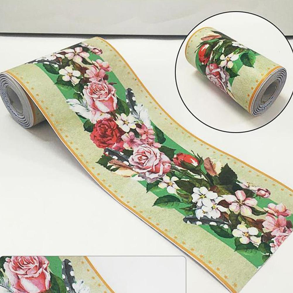 10M Self Adhesive Skirting Line Wall Sticker PVC Art Mural Wall Decoration for Living Room Kitchen Bathroom