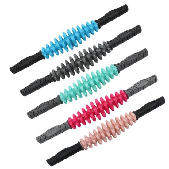 Useful Anti Cellulite Adjustable Gear Muscle Roller 12 Wheels Deep Tissue Stick for Home