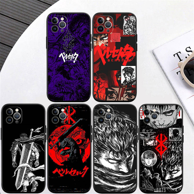 ED8 Berserk Guts Phone Case for Samsung Note 20 10 Plus Ultra Lite A51 A52 A53 A71 A72 A73 A82 M20 M30 M21 M31 M51 A11 A30S A20S A50S A70