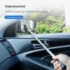 Stainless Steel Extendable Car Rearview Mirror Wiper - Multipurpose Retractable Tool