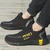 Breathable Fashion Anti Smash Anti-Slippery and Wear-Resistant Steel Toe Work Industrial Safety Shoes for Mens