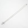 [Pre-owned] Pt900/850 Diamond/0.50ct Cross Pendant/Necklace/j95-6