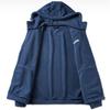 2022 Men's Fleece Outdoor Plus Size Spring and Autumn Fleece Hooded Sweater Jacket