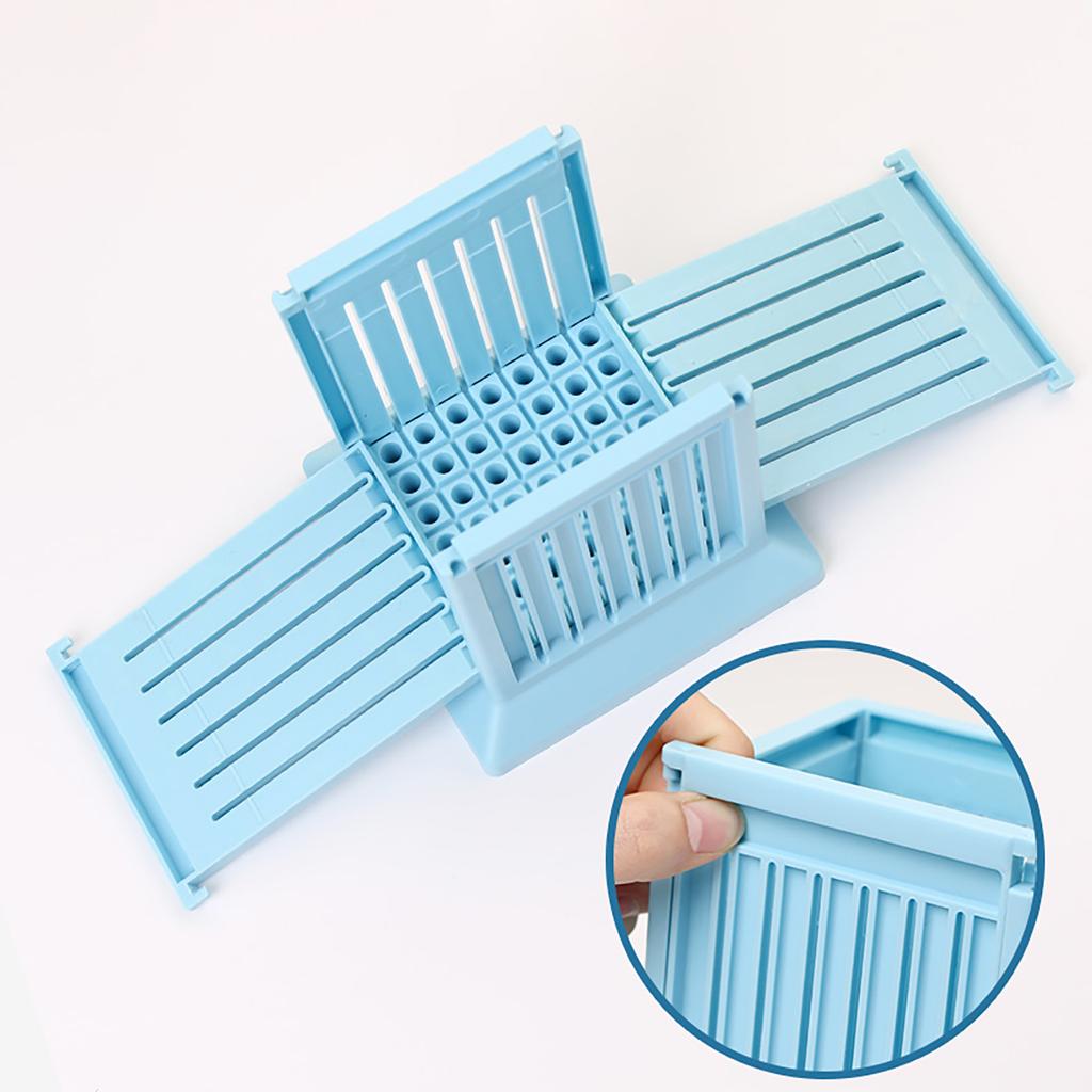 49 Holes Kebab Maker Box Portable Meat Skewer Maker Box Detachable Kebab Maker Tool Multifunction for Camping Barbecue