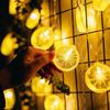 2m Fairy Light Lemon-shaped String Light Quality Lemon Orange Light Yard