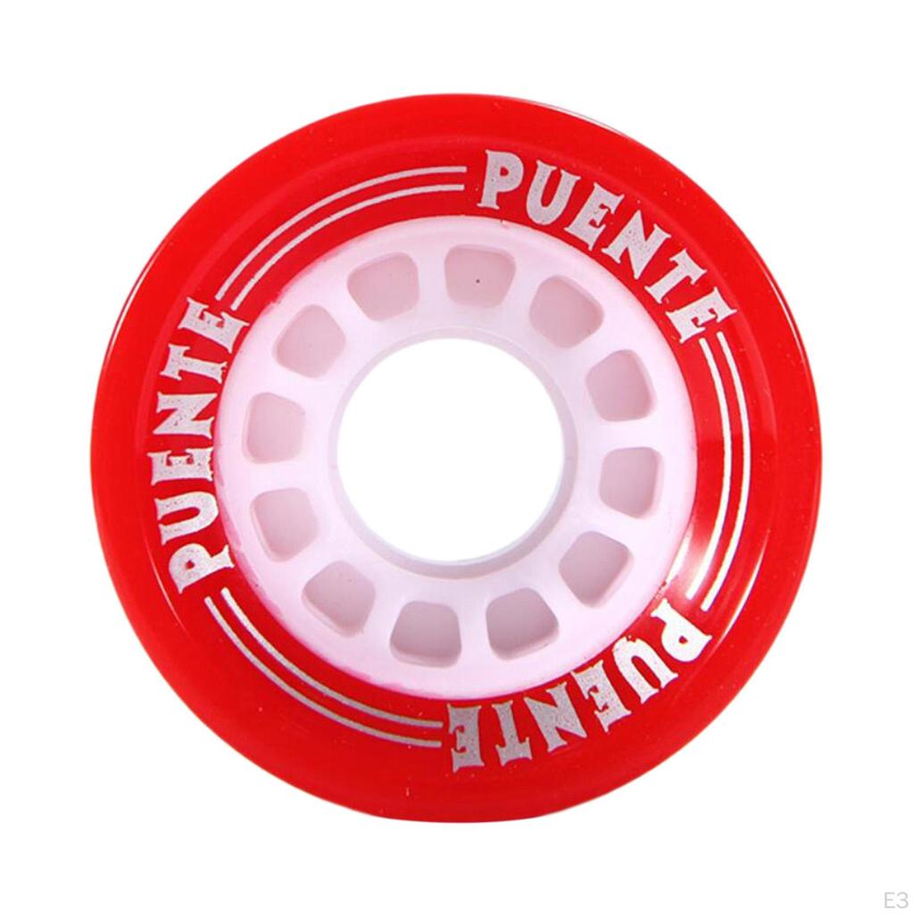 4 Pieces Longboard Skateboard Wheels 70x51mm Hardness Wheel Bearings And Spacer Set Board