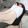 Cool Slippers Women's 2025 New Outer Wear Wedge Heel Women's Shoes Platform Versatile Beach Waterproof Table High Heel Sandals One Word