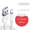 1M USB Data Cable for iPhone Fast Charger Charging Cable for iPhone 7 8 Plus X XS XR SE 6 6S Charger Wire for iPad