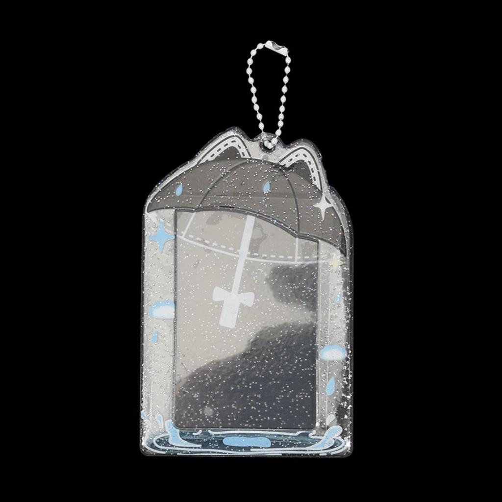 3inch  Photocard Holder with Keychain  Photo Card Sleeves ID Badge Holder Card Protector Mini Album