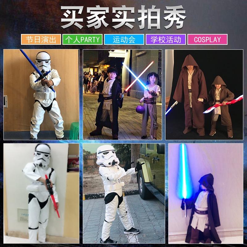 The Force Awakens Costume Regular, Jedi Knight Rayleigh Children's Star Wars White Soldier Clothing